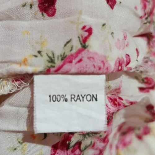 Airy blouse used, one size, floral with lace details