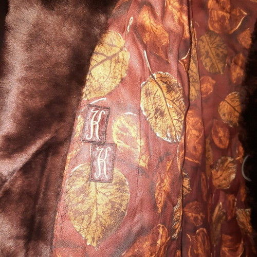 Vintage Folks Finer Furs fox fur brown, like new, size L-XL