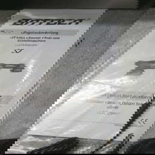 Professional polisher with 2 batteries new