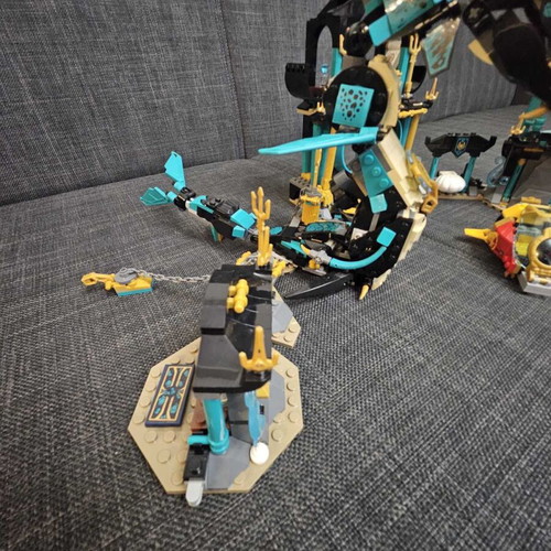 Lego Ninjago Temple of the Endless Sea set 71755 used, incomplete without minifigures