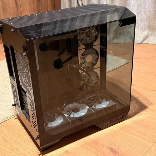 Darkflash DY470 Gaming Midi Tower with 7 ARGB Fans and GPU Bracket, Black