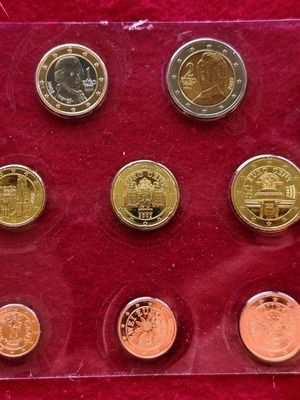 Austrian Uncirculated Coin Set 2002
