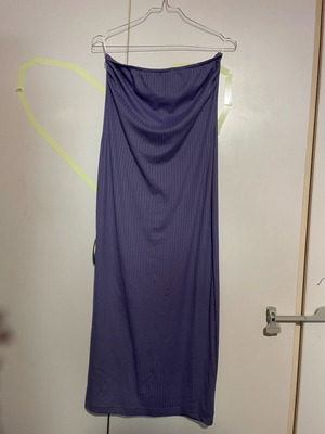 Strapless dress new, size M, purple