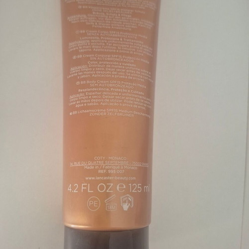 Lancaster CC body cream with SPF 15 like new, 125ml
