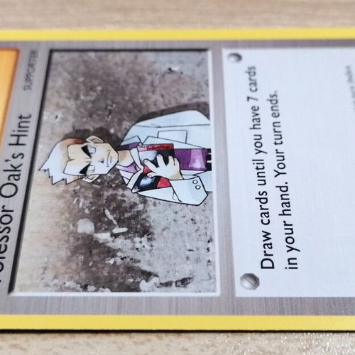 Pokemon Professor Oak's Hint Evolutions Card 2016 Near Mint