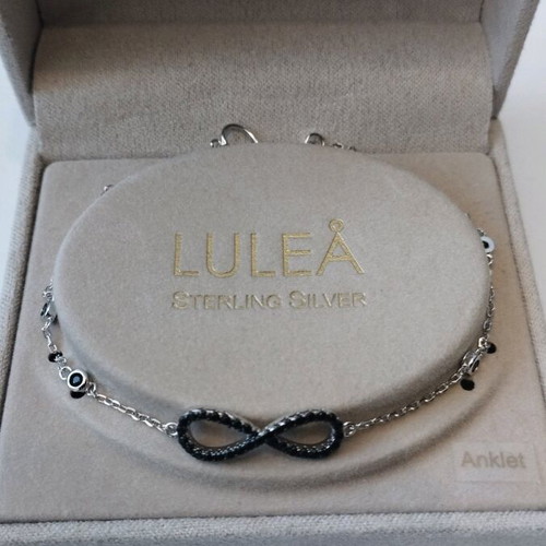 Sterling silver bracelet new, black and silver