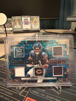 Κάρτα Panini NFL Spectra 2023 Roschon Johnson triple patch RC καινούργιο