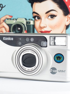 Konica Z-UP 125e 35mm Film Camera used