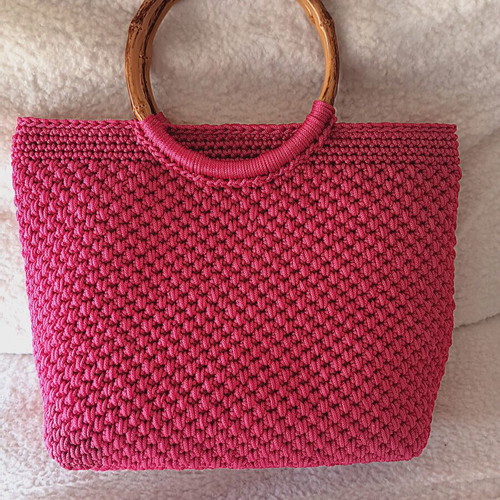 Handbag handmade knitted new
