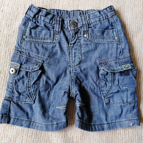 Denim shorts for 18-month-old boy