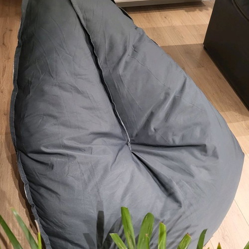 Waterproof pouf gray new