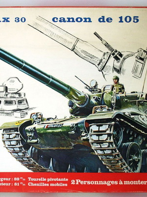 Heller Amx 30 Canon De 105 French Army Tank Model Kit 1:35 new