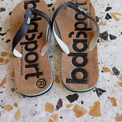Body Action summer slippers size 44, black and brown, new