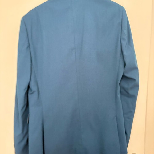 Mango men's suit like new, blue turquoise