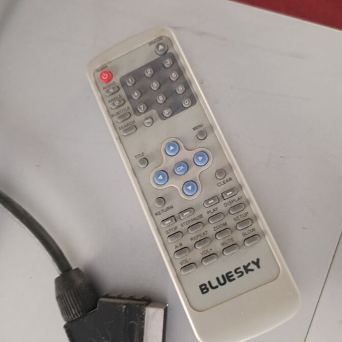 Bluesky GN5.1C DVD Player used with remote and SCART cable
