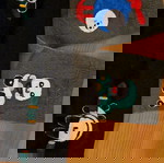  2 σετ παιδικές κάλτσες ζωγραφισμενες στο χέρι