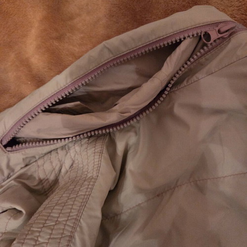 Bershka jacket, beige and light pink