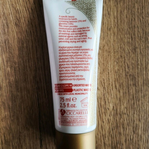Cera di Cupra Plus hand cream with beeswax 75ml new