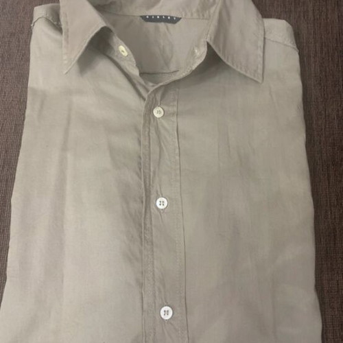 Sisley short-sleeve men's shirt like new, gray, size L