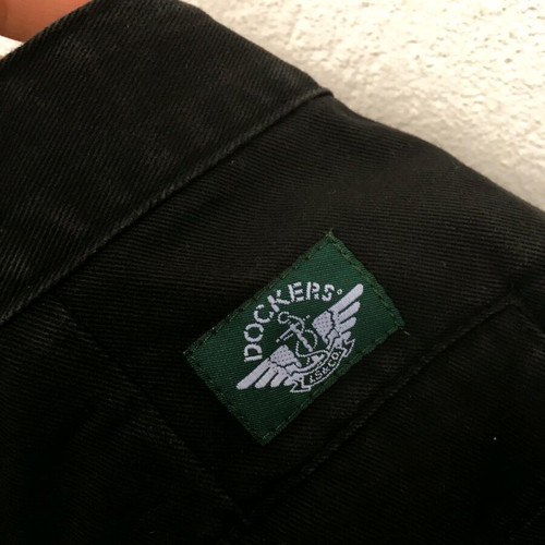 Dockers casual cotton black pants like new, size M