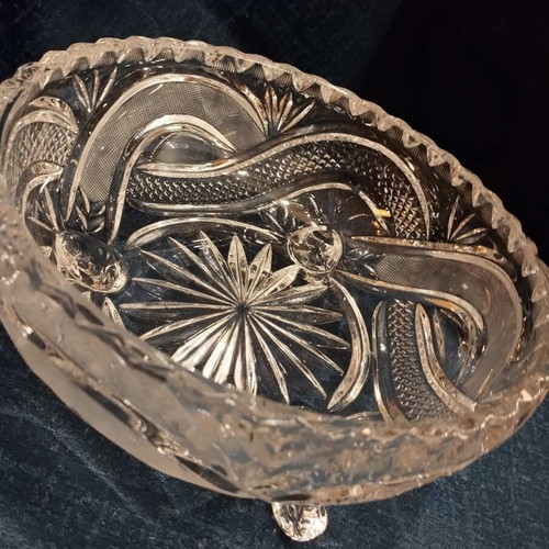 Crystal cup with feet used