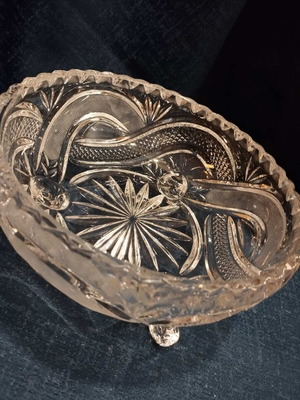 Crystal cup with feet used