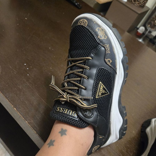 Guess sneakers like new, black and beige, size 40
