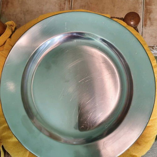 Inox tray VOSS DENMARK used, 30cm