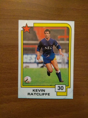 Κάρτα Panini Soccer Superstars 1988 No30 Kevin Ratcliffe μεταχειρισμένη