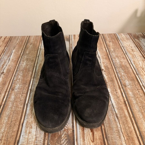 Black Chelsea boots, size 42
