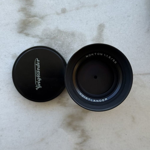 Voigtlander Nokton 50mm f/1.5 VM lens like new for Leica M system