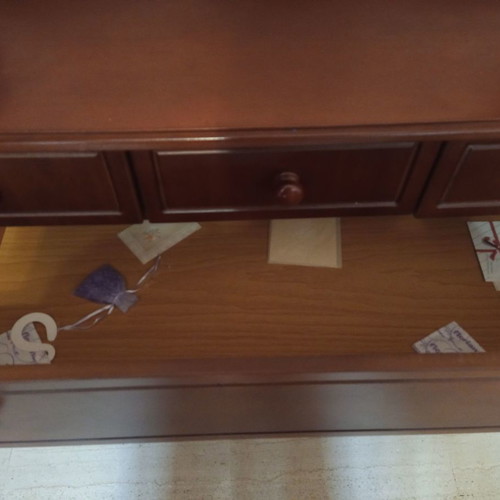Changing dresser used, walnut shade