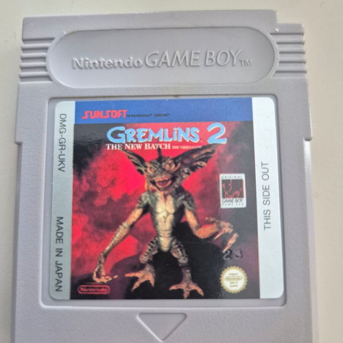Gremlins 2 Game Boy game used