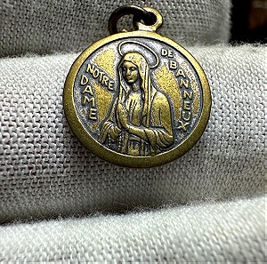 Καθολικό παλιό μετάλλιο-φυλαχτό