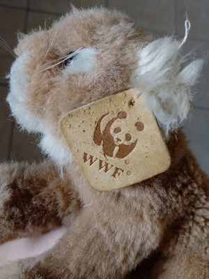 WWF Plush Lioness Like New