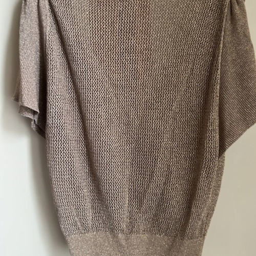 Mango cardigan top unworn, size small, gold