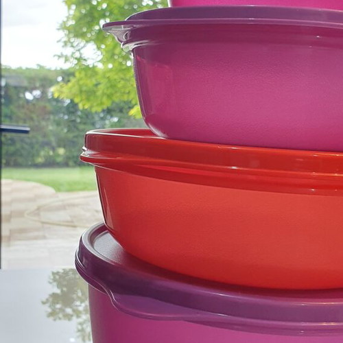 Tupperware Modular Bowl Set 5 Pieces New, Airtight and Leakproof