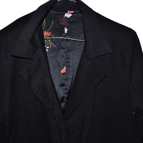 Women's coat Aller Simplement new, black cotton lightweight jacket