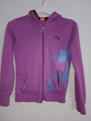 Puma hoodie purple, used