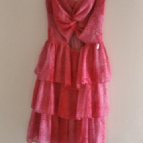 Toi Moi dress pink, new, with belly cutout