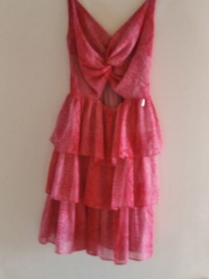 Toi Moi dress pink, new, with belly cutout
