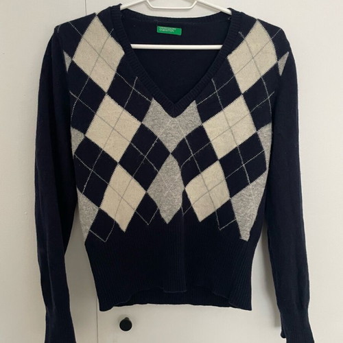 Massimo Dutti jacket like new with United Colors of Benetton sweater gift
