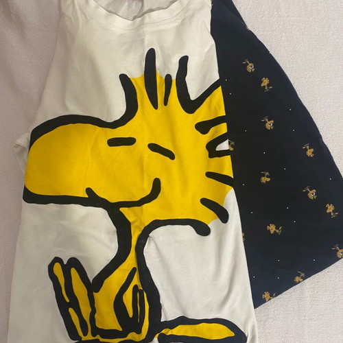 Oysho Peanuts pajama used, size small, cotton
