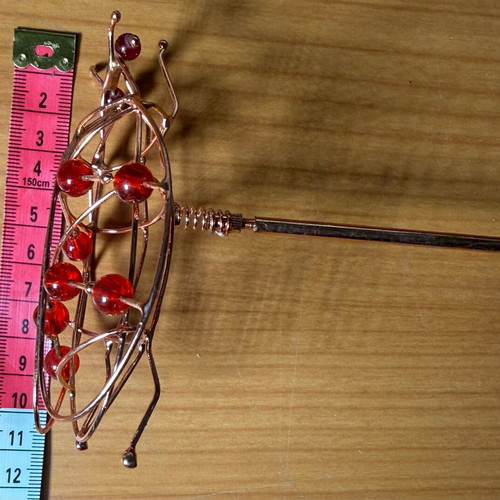 Handmade decorative ladybugs Copper Style 4.Δ.1 new