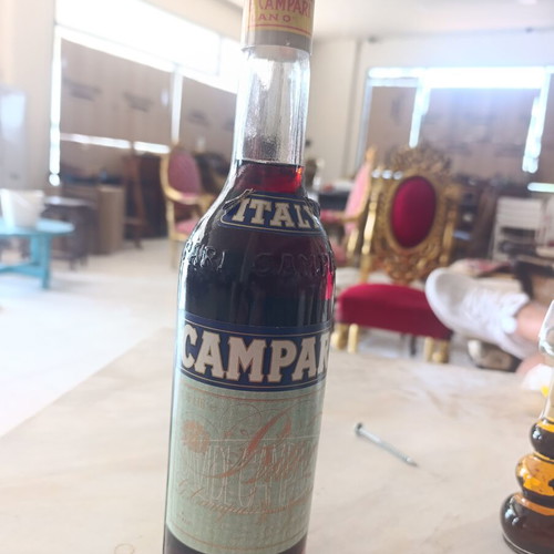 Vintage Campari Bitter bottle 1983, sealed, excellent condition