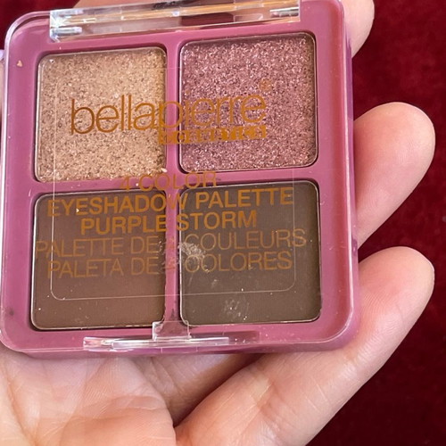 Makeup set 2 pieces with Bellapierre Purple Storm eyeshadow palette and Lottie London translucent powder new