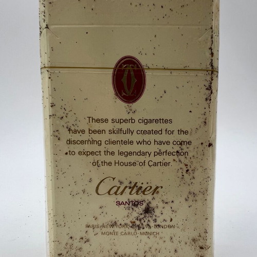 Cartier Santos Kings cigarette pack vintage sealed from 1980s Les Must de Cartier