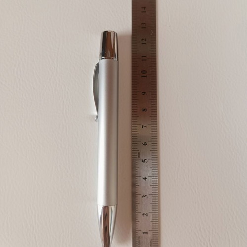Pelikan metal ballpoint pen, silver color