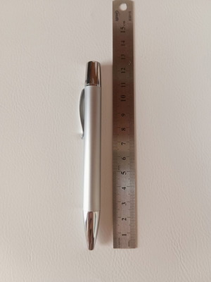 Pelikan metal ballpoint pen, silver color