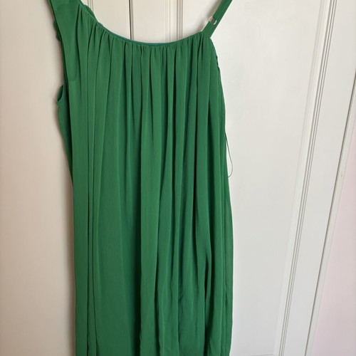 Short dress for wedding baptism like new, intense green, size M